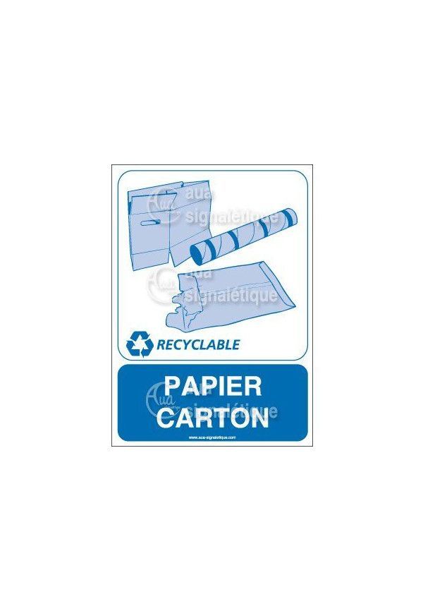 Panneau Papier carton - V