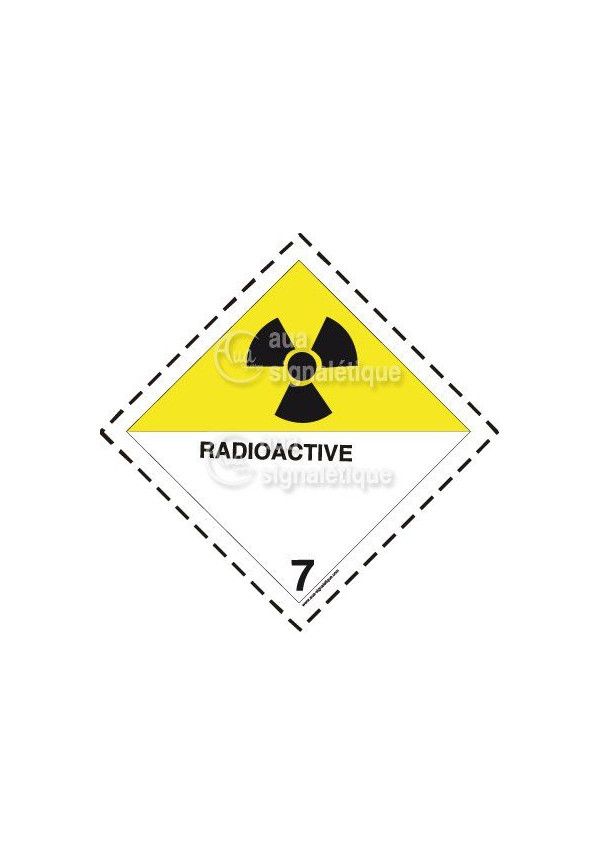 Etiquette N°7 Radioactive