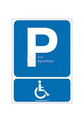 Panneau Parking Handicapés-AI