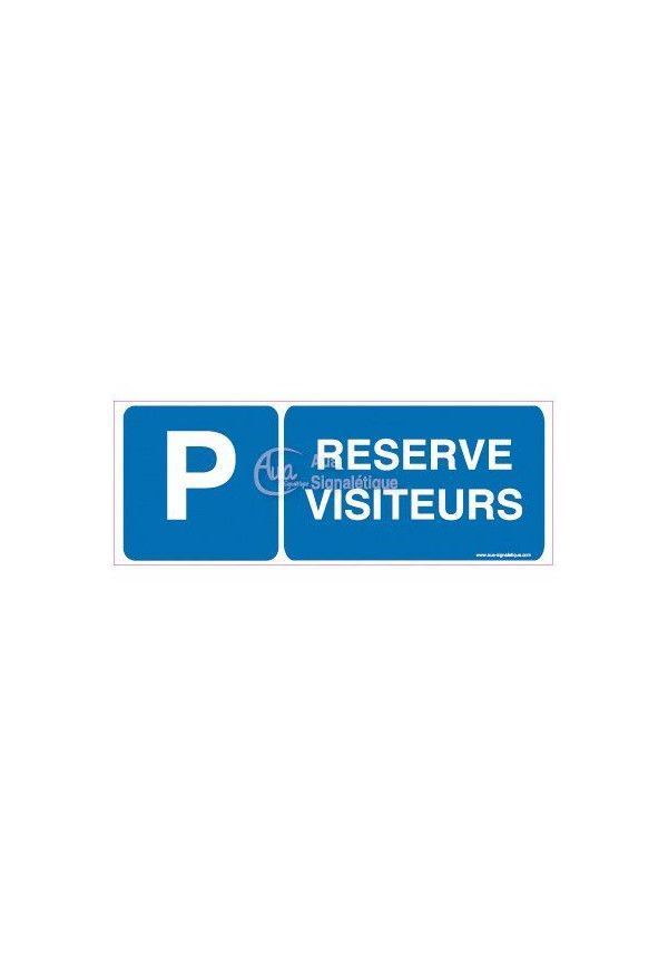 Panneau Parking réservé visiteurs-B02