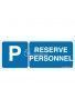 Panneau Parking réservé personnel-B