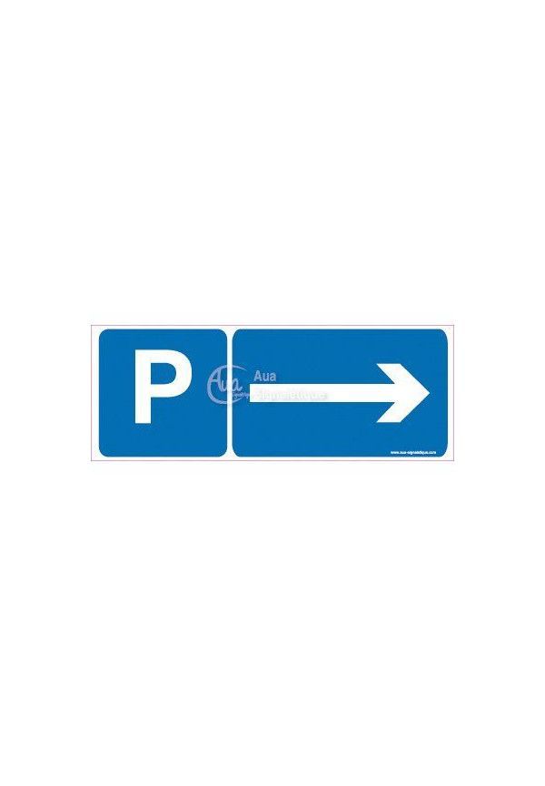 Panneau Parking Direction Droite-B
