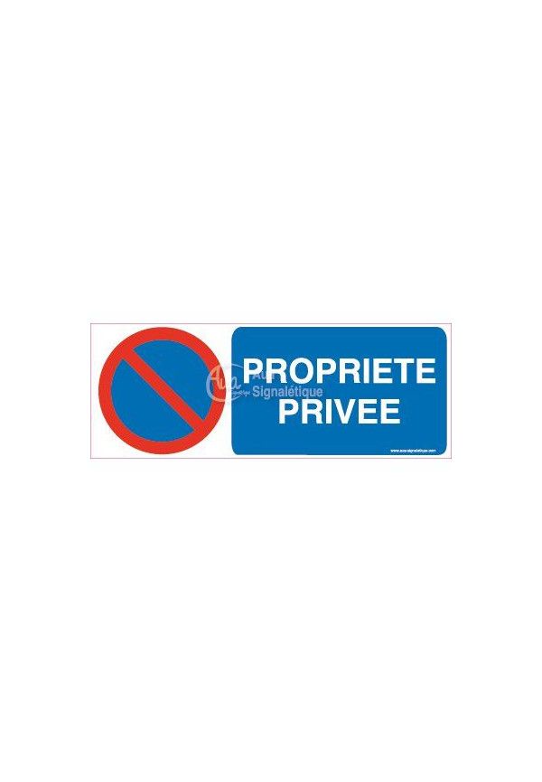Panneau Parking Propriété Privée-B