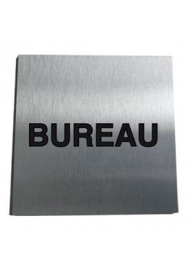 Plaque Alu Brossé BUREAU