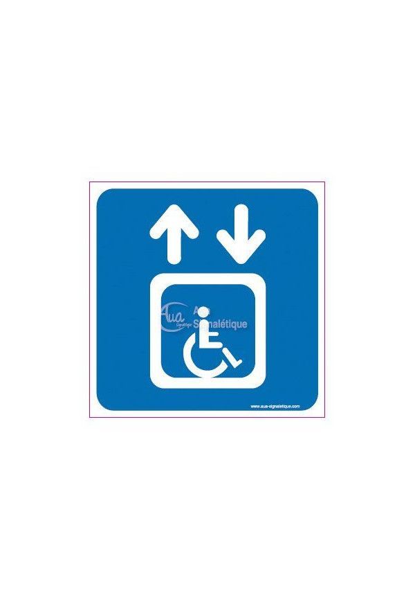 Panneau Ascenseur Handicapés