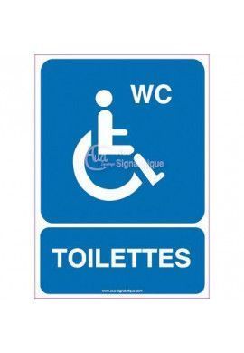 Panneau Toilettes