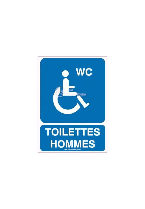 Panneau Toilettes Hommes