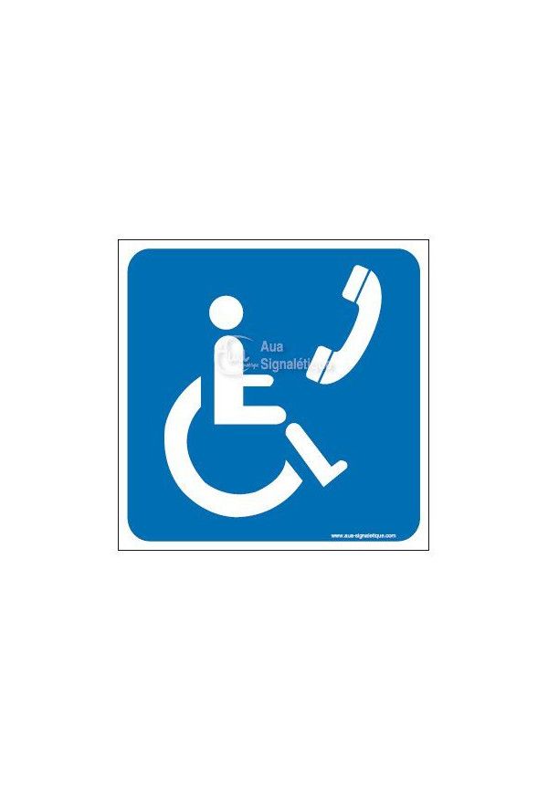 Panneau Téléphone Handicapé