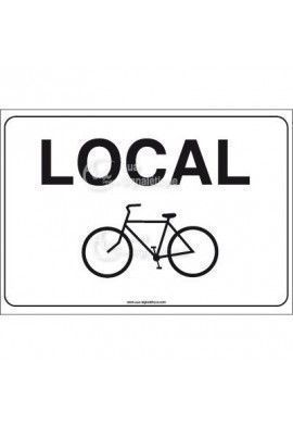 Panneau Local vélos