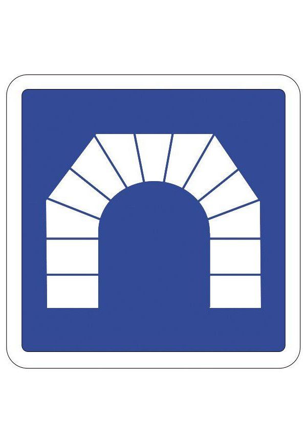 Panneau Entrée d'un tunnel - C111