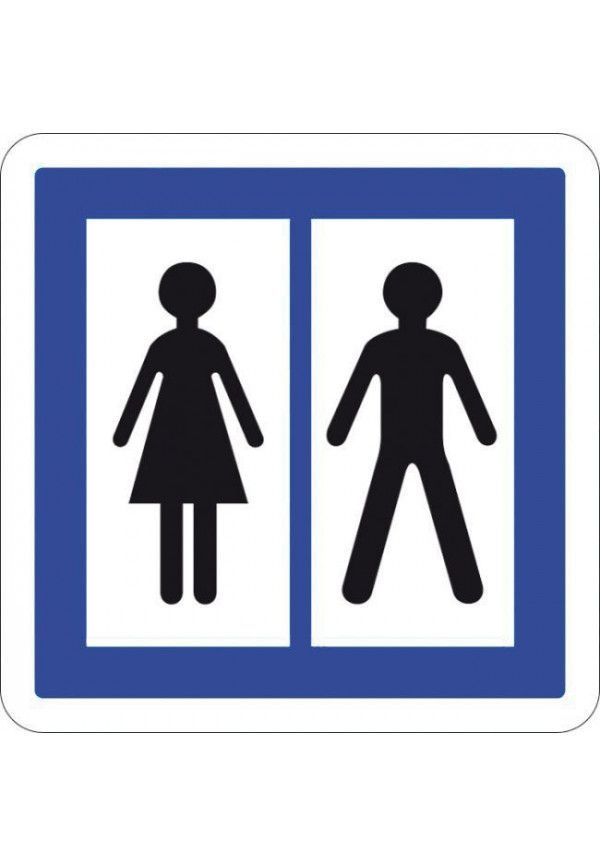 Panneau Toilettes publiques - CE12