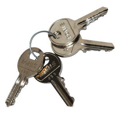 Trousseau de clés normalisées 405 2342E & H520. 455 1242E 