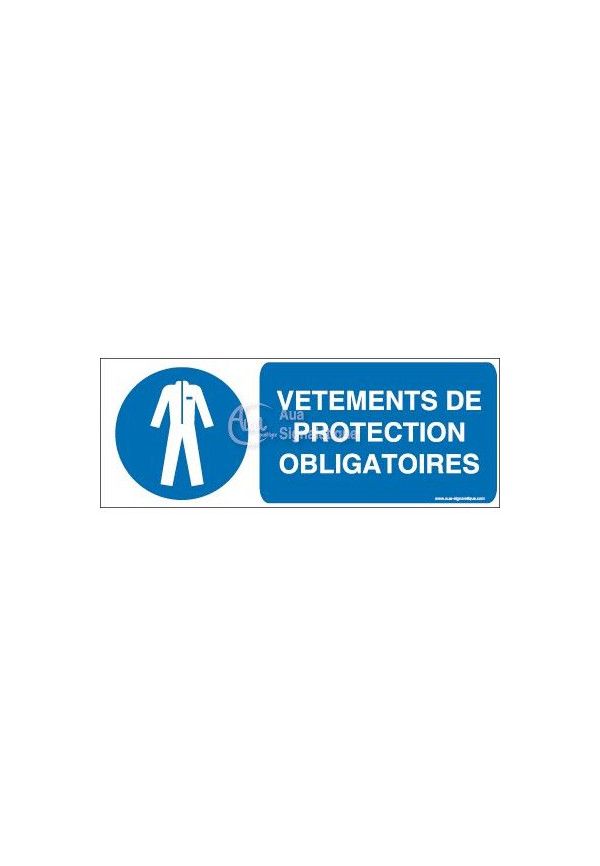 Vêtements de protection obligatoires M010-B Aluminium 3mm 160x60 mm
