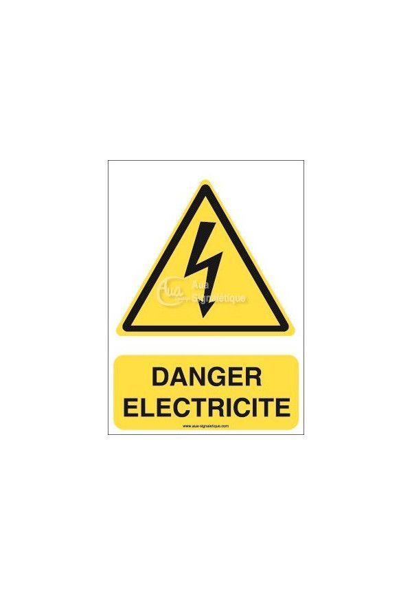 Danger, Electricité W012-AI