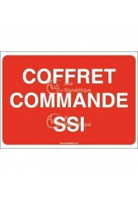 Panneau Coffret commande SSI