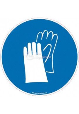 Panneau Protection obligatoire des mains