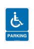 Panneau Parking Handicapés 02