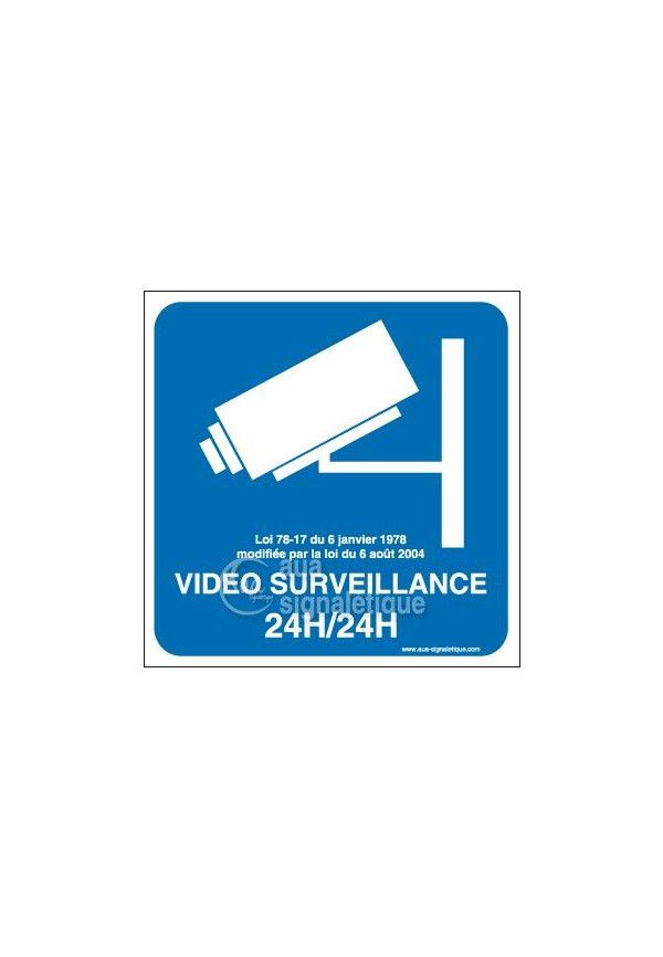 Panneau Vidéo Surveillance 24h/24