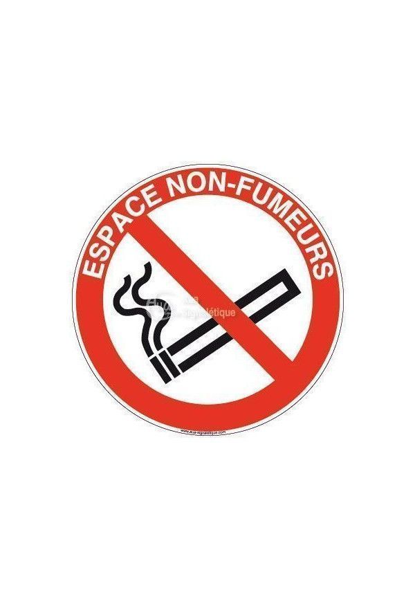 Panneau Espace non fumeur-R