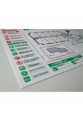 Plan d'intervention PVC Blanc 2mm - PH