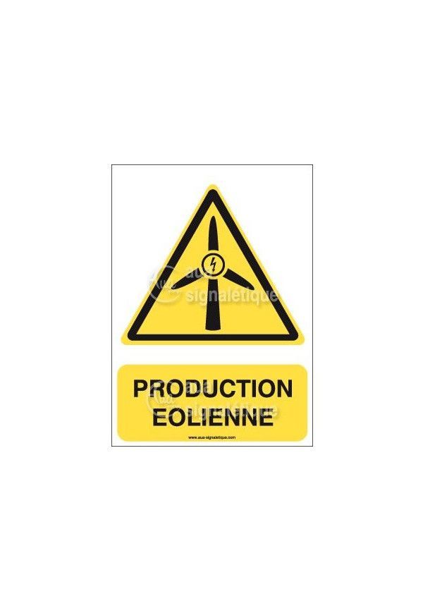 Panneau Production Eolienne - AI