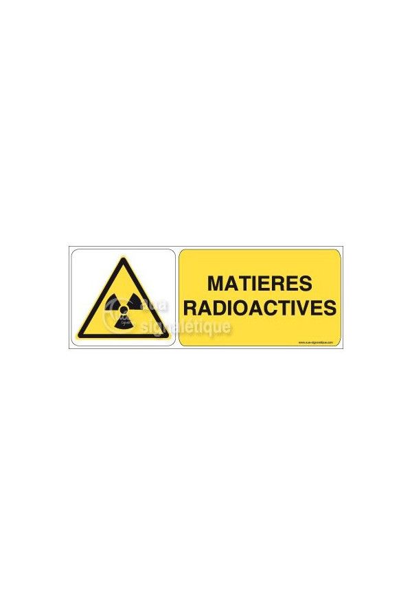 Panneau Matières Radioactives 02